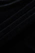 Black Velvet Flounce Sleeve Shirred Bodice Plus Babydoll Dress